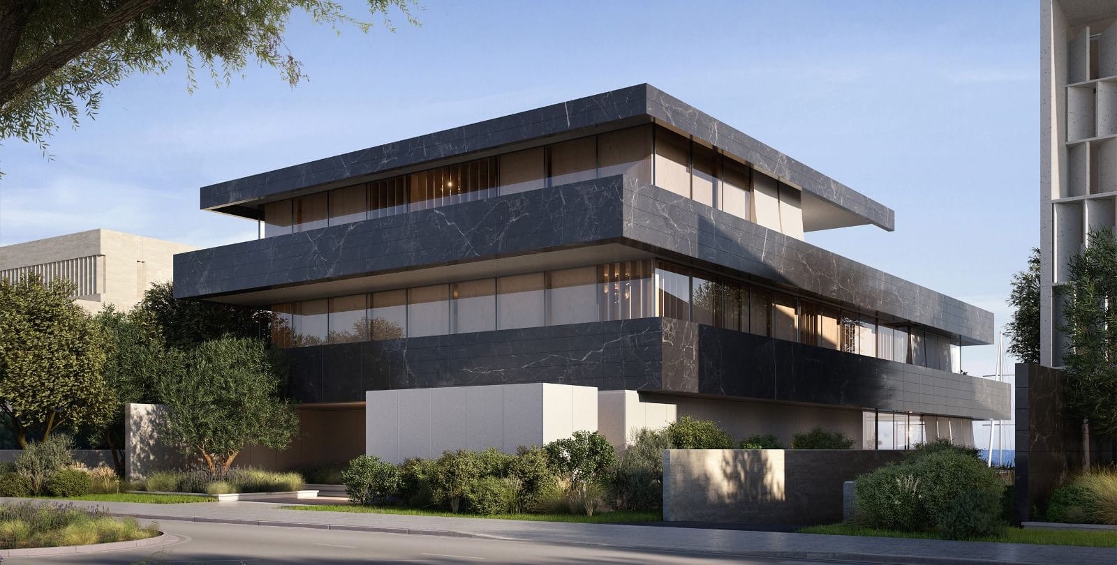 Branded waterfront mansion on the Dubai Creek, with private yacht berthing
