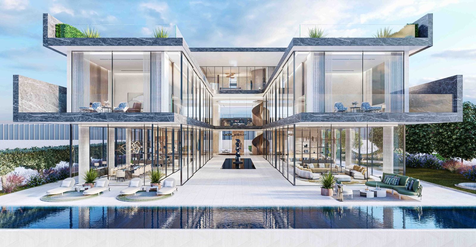 Branded waterfront mansion on the Dubai Creek — view 2